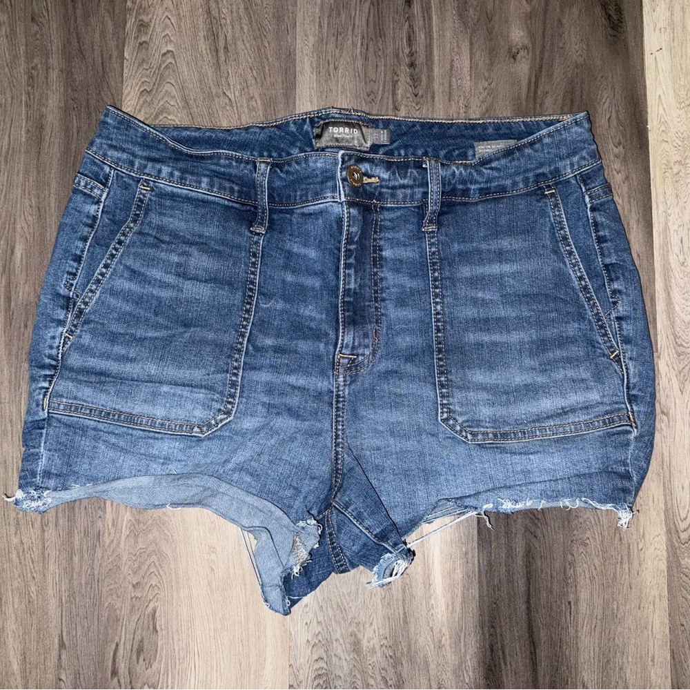 Torrid Blue Jean Shorts